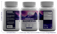 One month supply of magnesium capsules