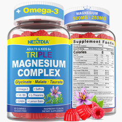 Hero shot of Triple Magnesium Complex Gummies bottle