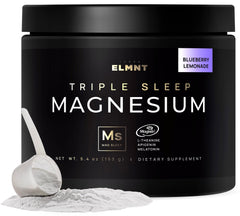 Front view of ELMNT Triple Sleep Magnesium L-Threonate Powder container