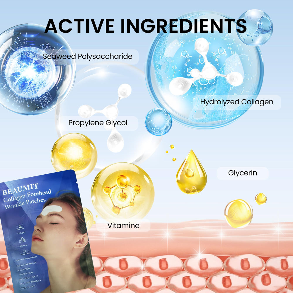 Tripsky patch providing moisturizing effect on forehead skin