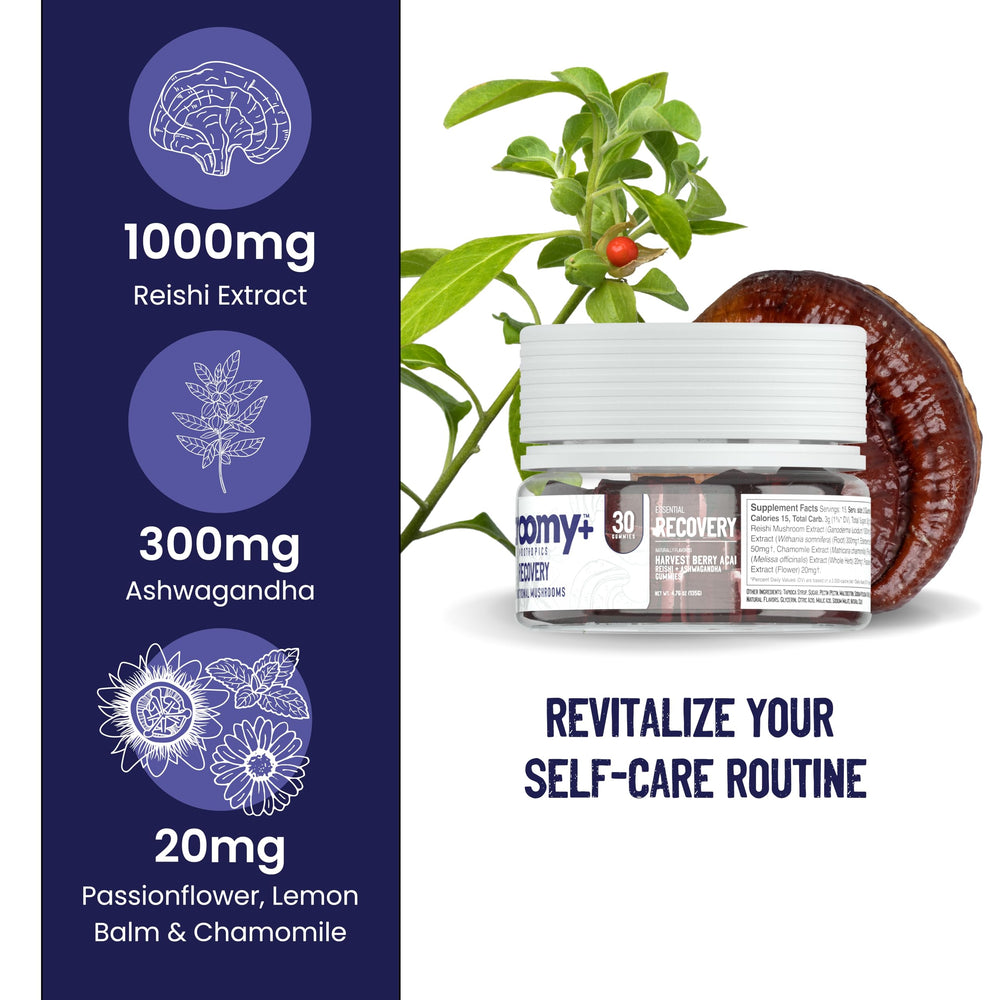 Hero image of Troomy Recovery Gummies packaging