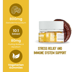 Gluten-free and vegetarian icons on Troomy gummies packaging