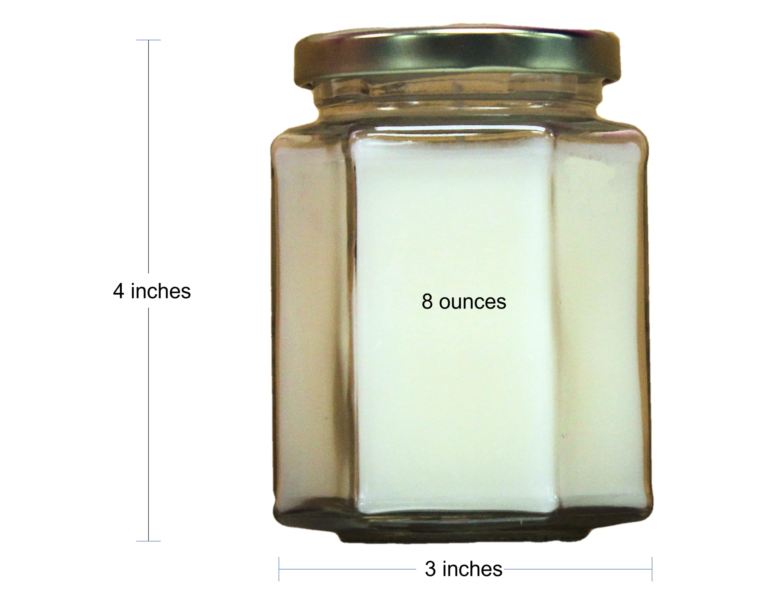 Eco-friendly packaging and USA-made candle by Just Makes Scents