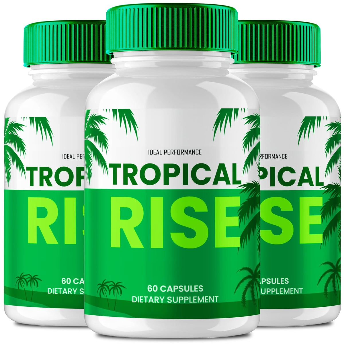 Tropical Rise Capsules bottle close-up