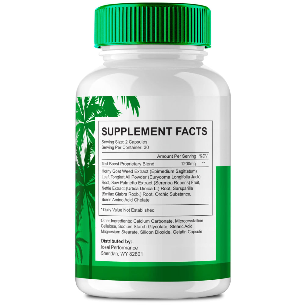 Tropical Rise Capsules bottle with label visible