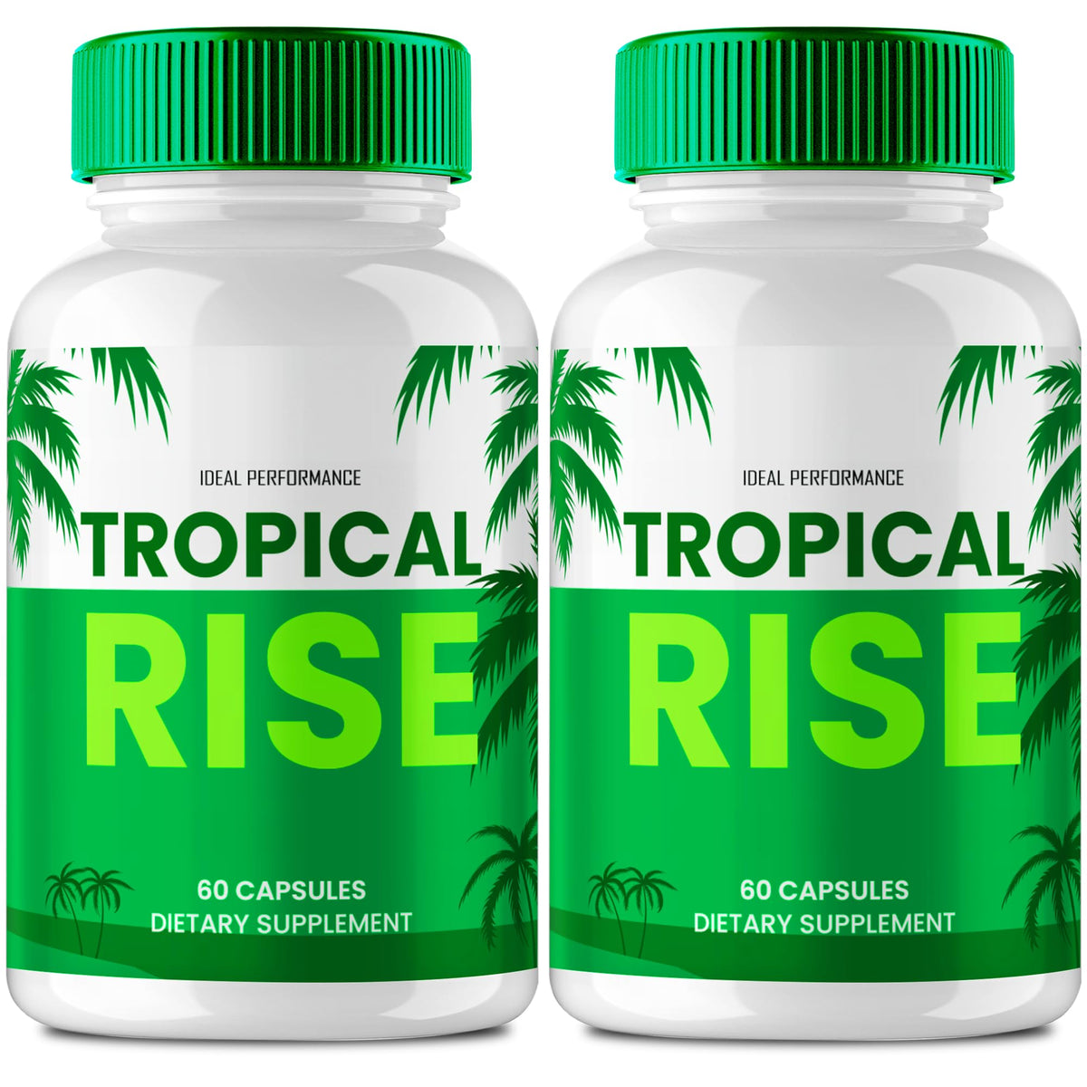IDEAL PERFORMANCE Tropical Rise Capsules bottle front view