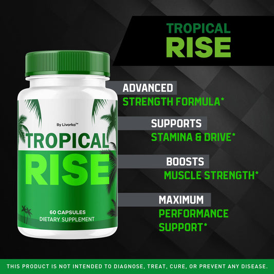 Close-up of Tropical Rise capsules