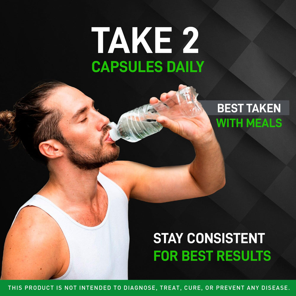 Tropical Rise bottle with 60 capsules label