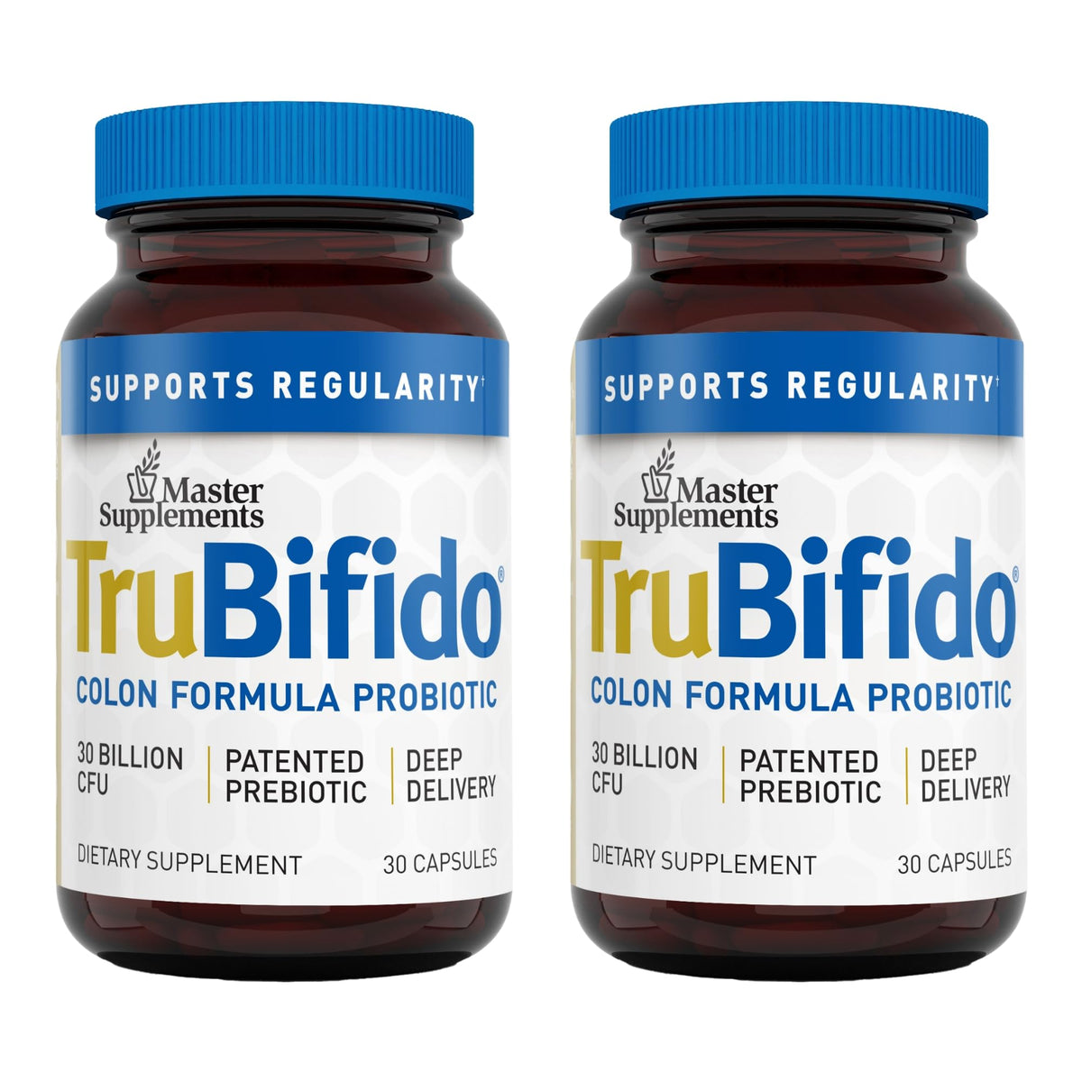 TruBifido probiotic bottle with label