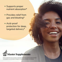 Graphic illustrating the five probiotic strains in TruBifido