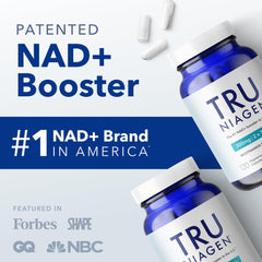 TRU NIAGEN box packaging with premium NAD+ supplement branding