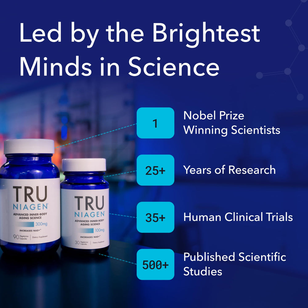 TRU NIAGEN packaging for brain and energy support