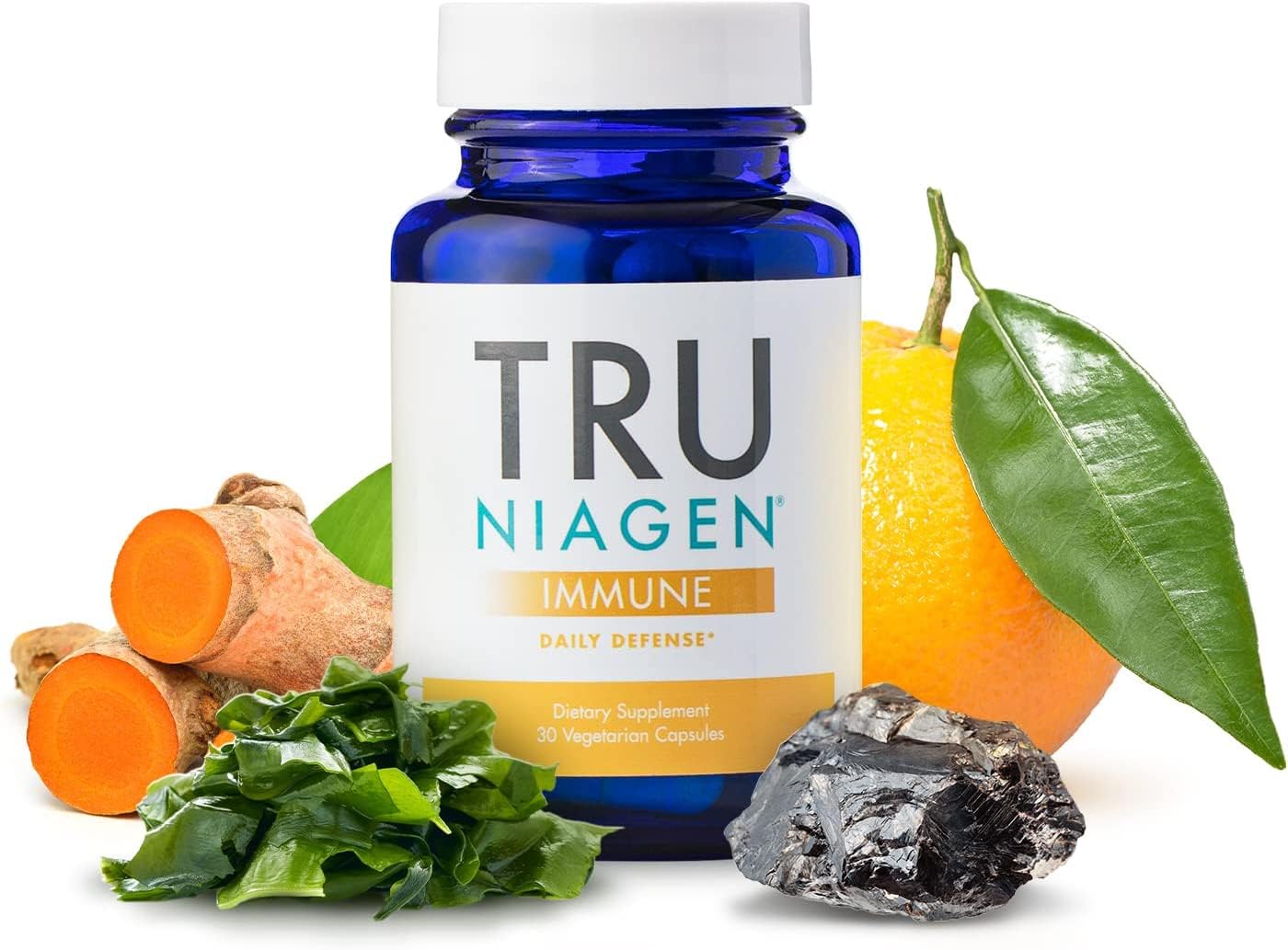 TRU NIAGEN Immune bottle front view showing NAD+ support for aging wellness
