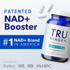 Tru Niagen ingredients listing featuring NR