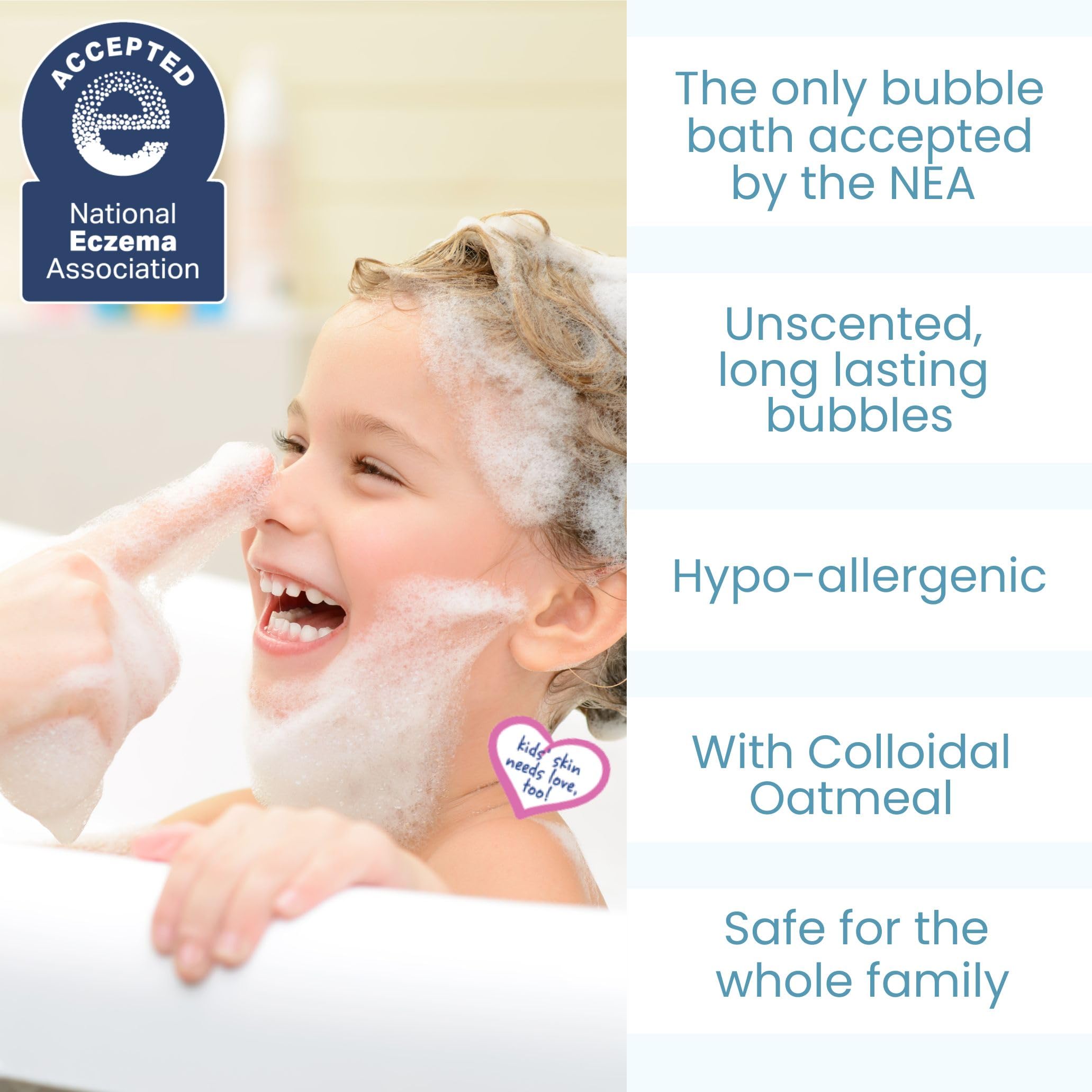 USA-made Bubble Podz ingredients label