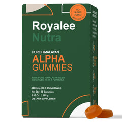 Hero image of True Alpha Shilajit Gummies with bottle and gummies