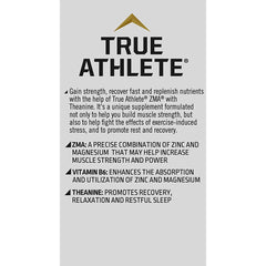 Athlete taking True Athlete ZMA after a workout