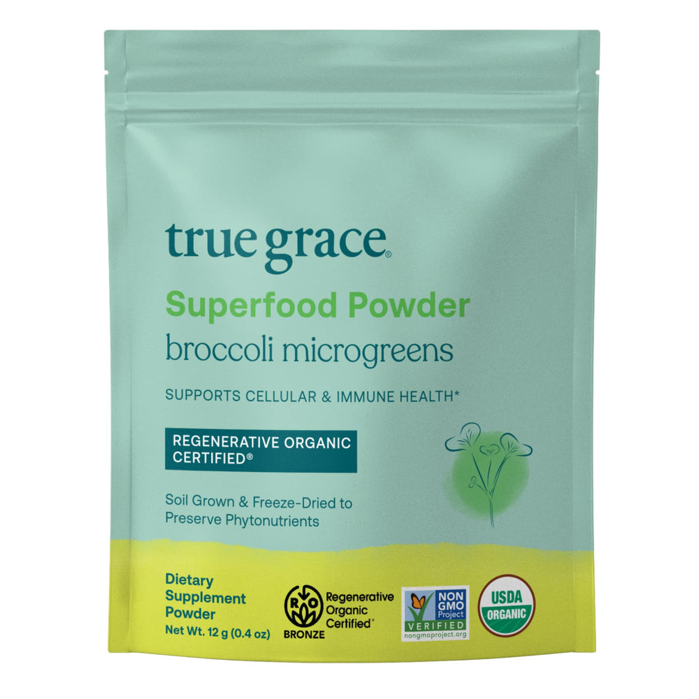 Hero product image: True Grace Broccoli Microgreens 0.4 oz pouch