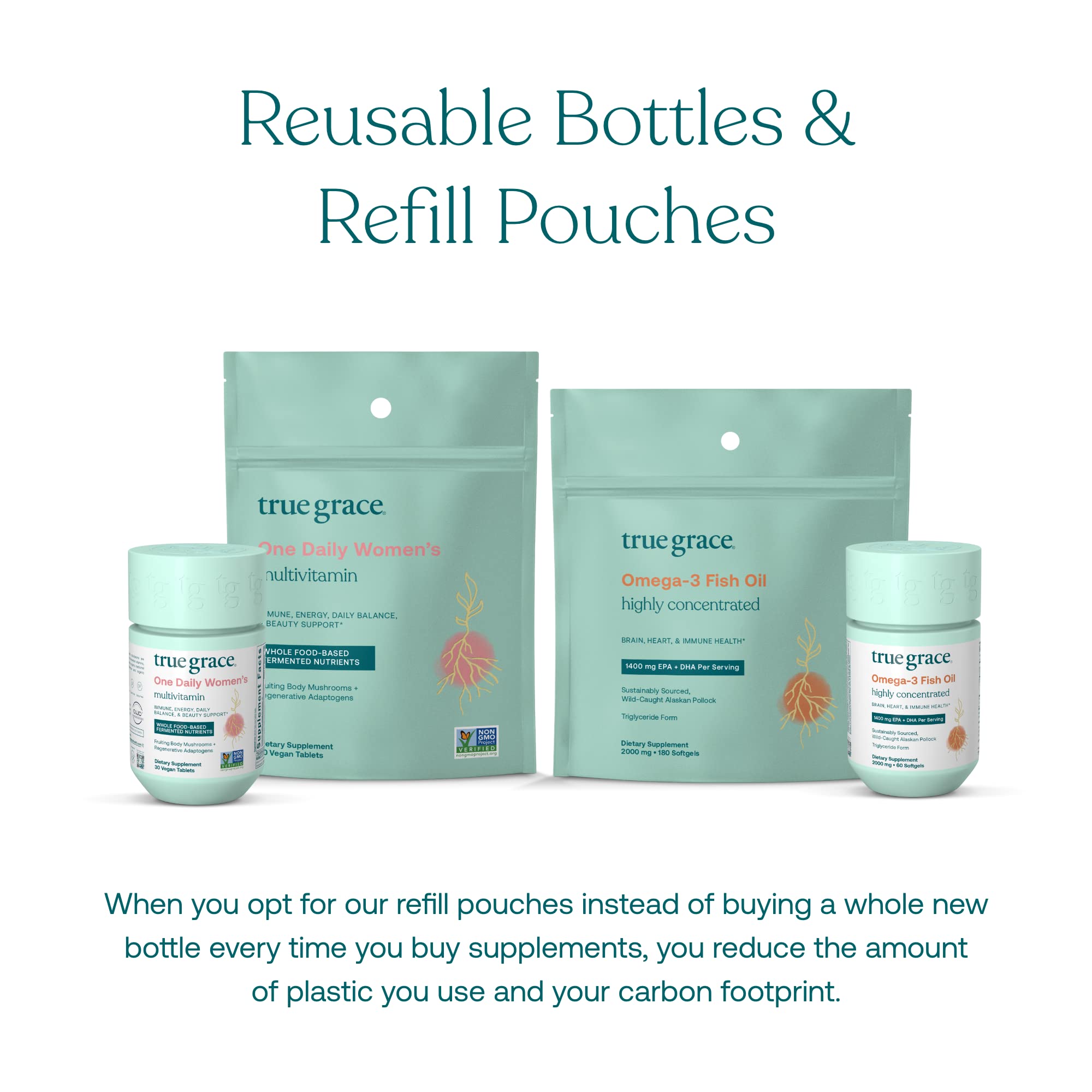 Lifestyle image showcasing True Grace commitment to health and the planet