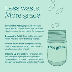Sustainable reusable bottle packaging made from recycled plastics