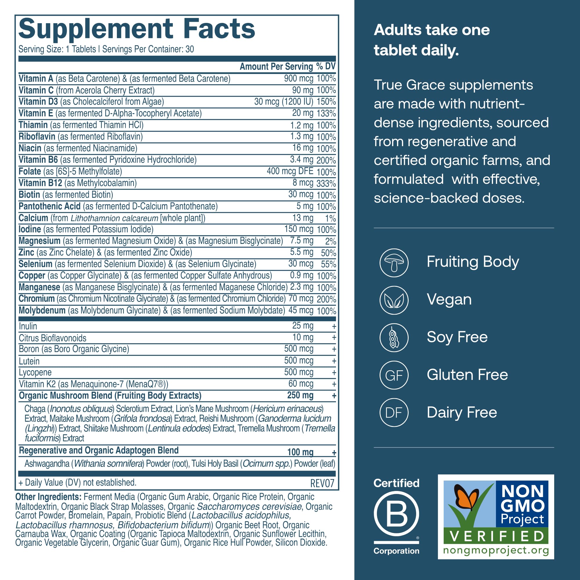 Close-up of fermented minerals and chelated nutrients