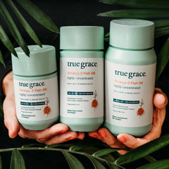 Organic, gluten-free and soy-free Omega-3 supplement badge