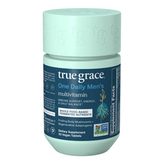True Grace One Daily Men's Multivitamin bottle front view