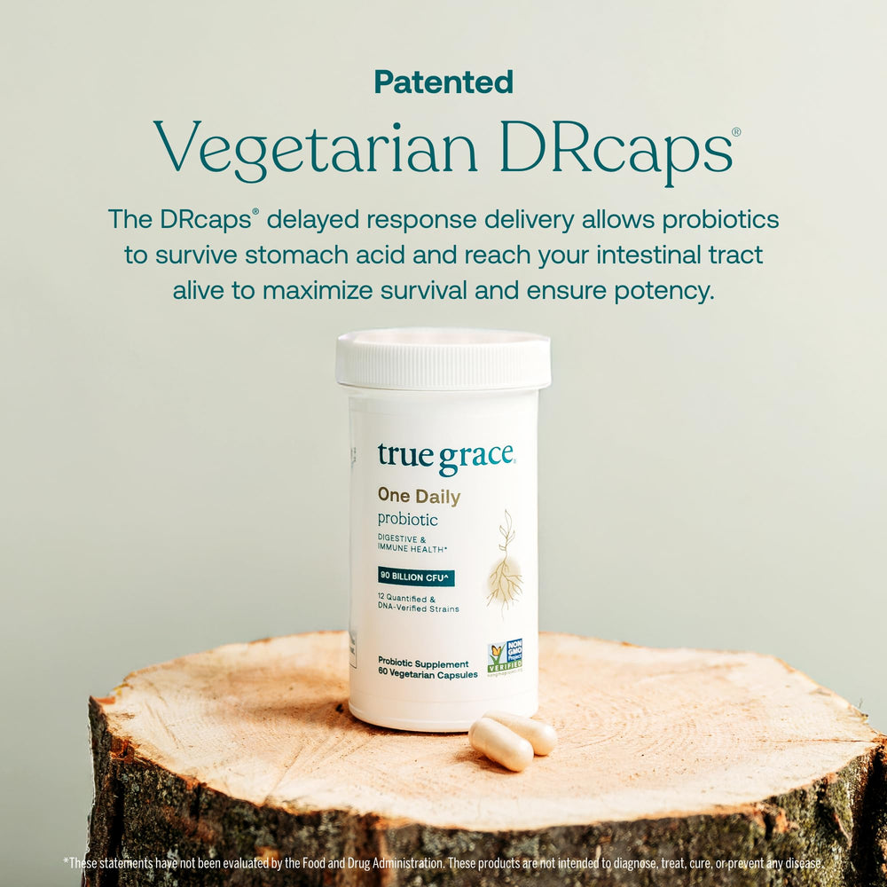 Patented DR caps protecting probiotics from stomach acid