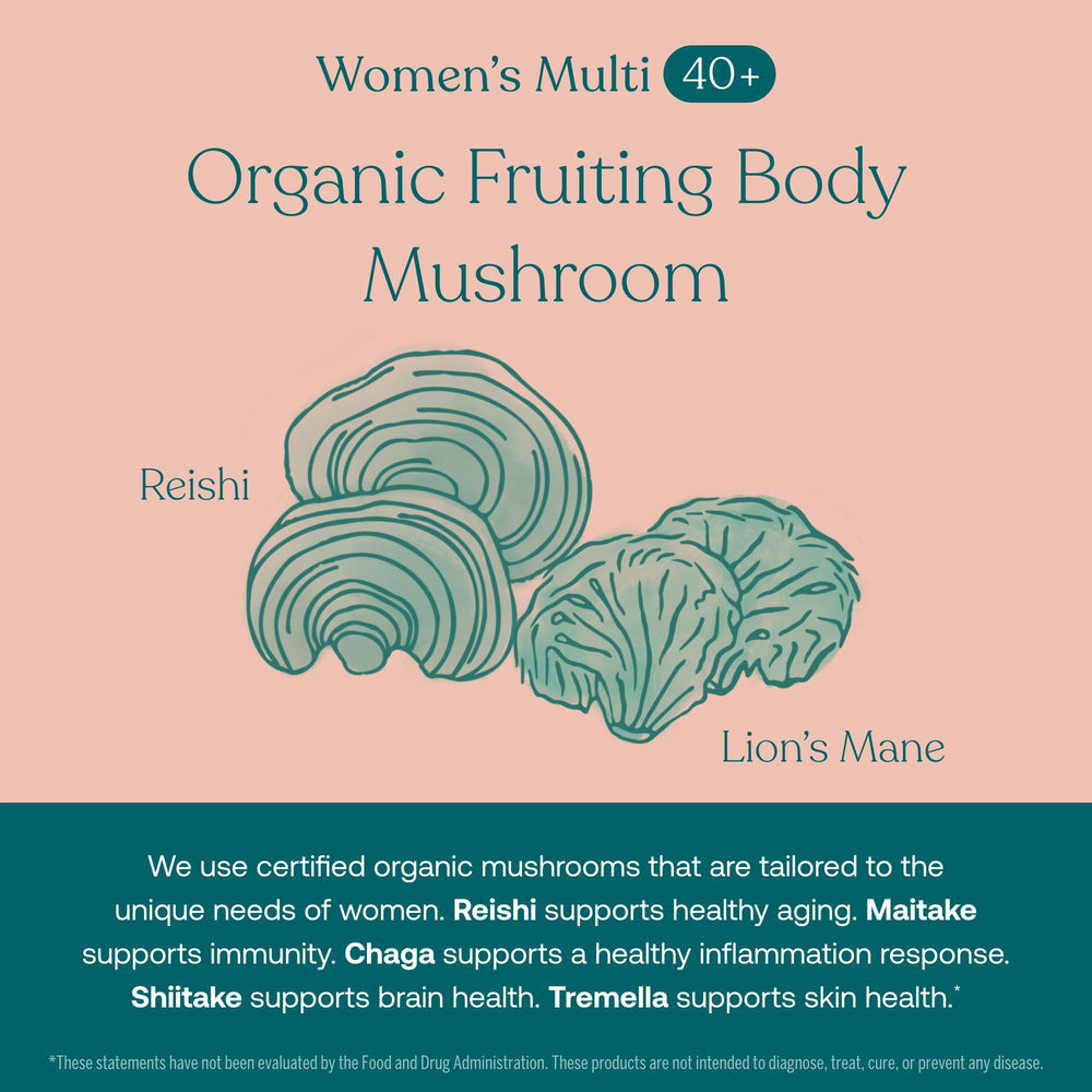 One Daily Women’s Multivitamin 40+ bottle with 30 vegan tablets