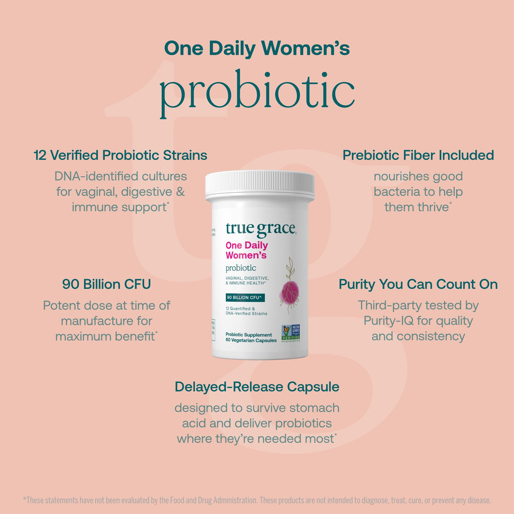 Label showing 90 billion CFU and 12 probiotic cultures