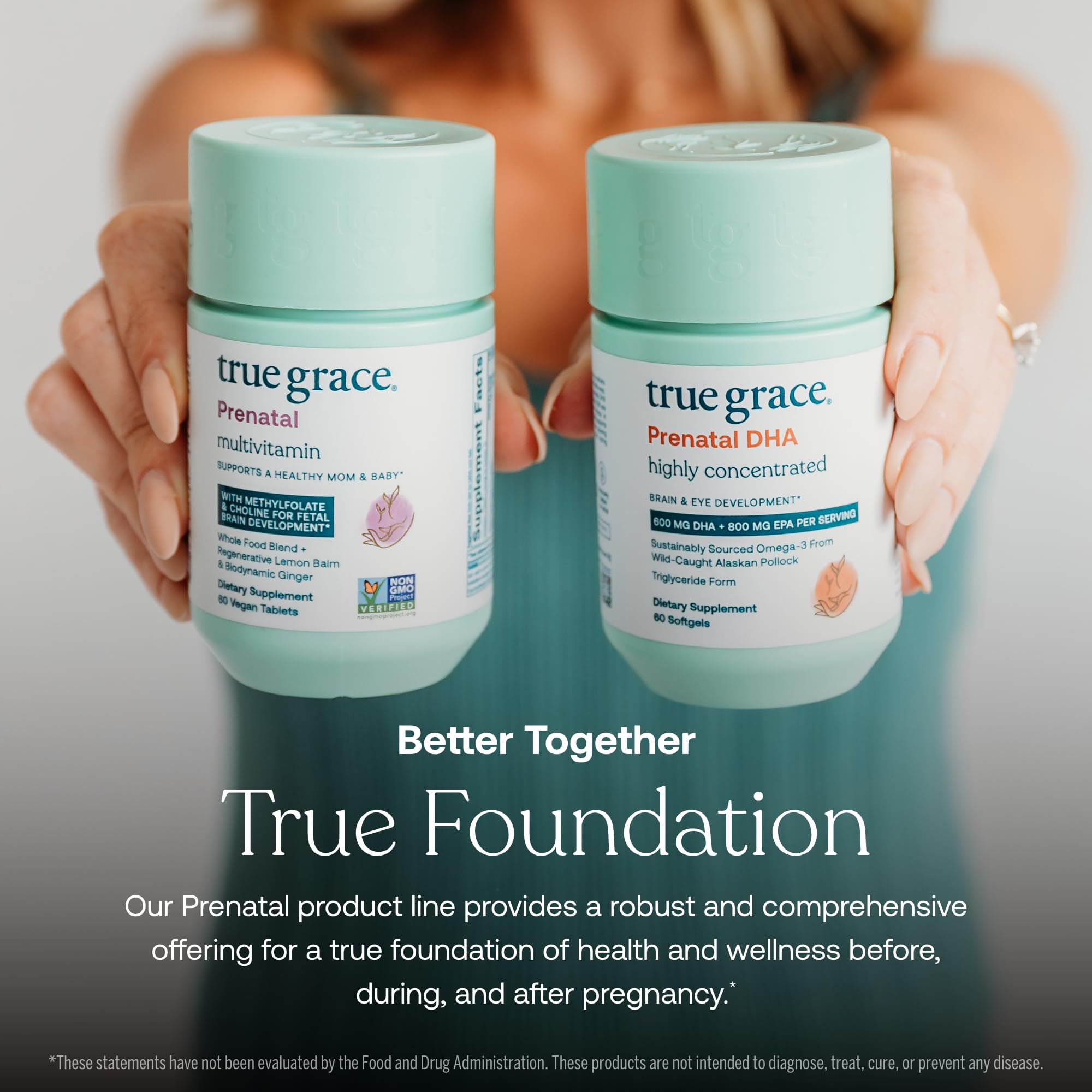 Gluten-free True Grace Prenatal DHA supplement