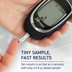 TRUE METRIX meter compatibility ensures streamlined testing with compatible meters