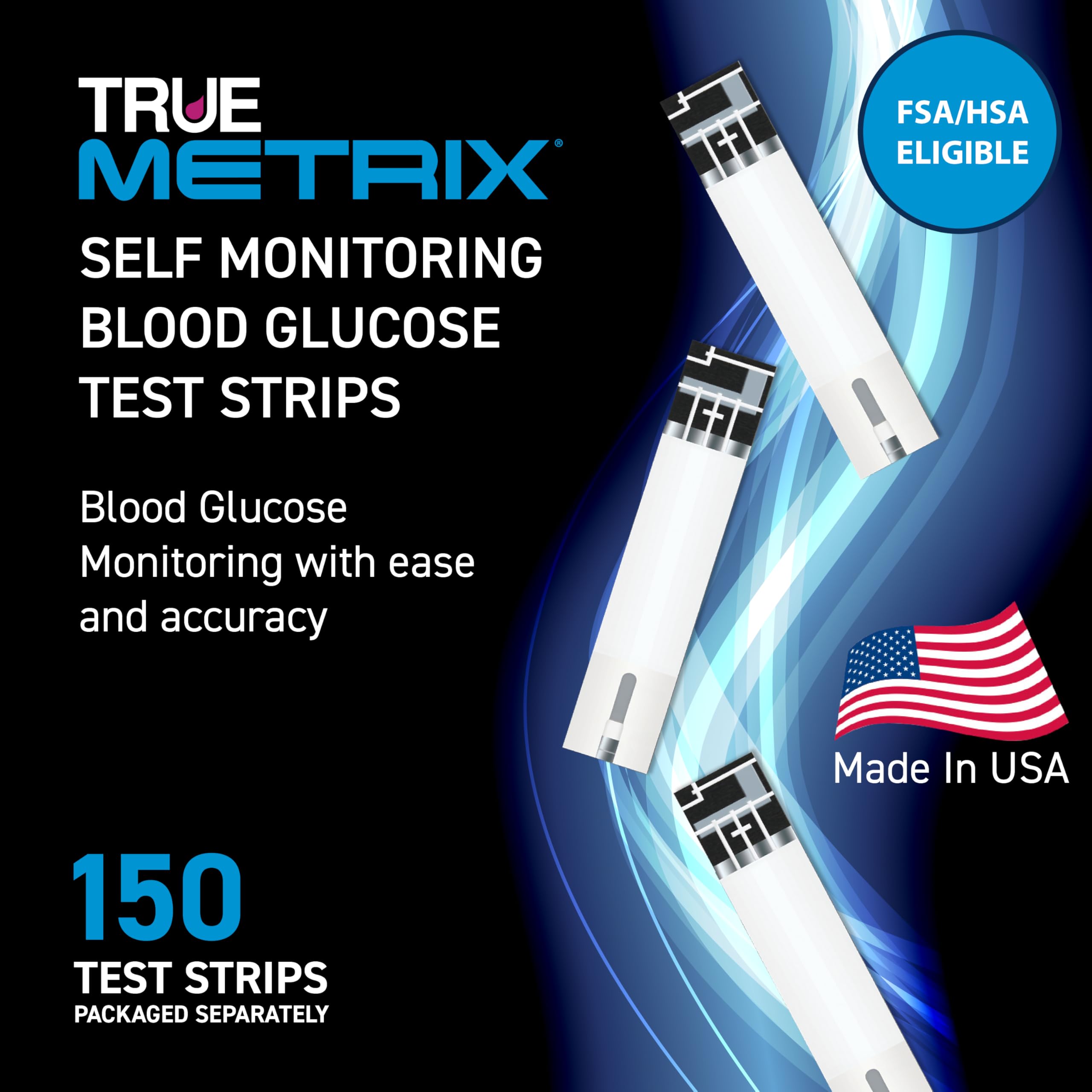 TRUE METRIX test strips tubes organized for fast, uninterrupted testing