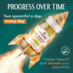Sea moss gel used in smoothie with fruits