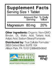 Close-up of Fastonic Molecular Hydrogen bottle label