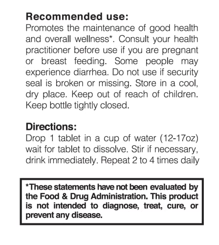 60 servings per bottle graphic on packaging