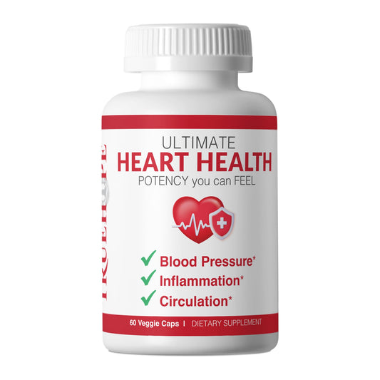 Truehope Ultimate Heart Health bottle on a white background