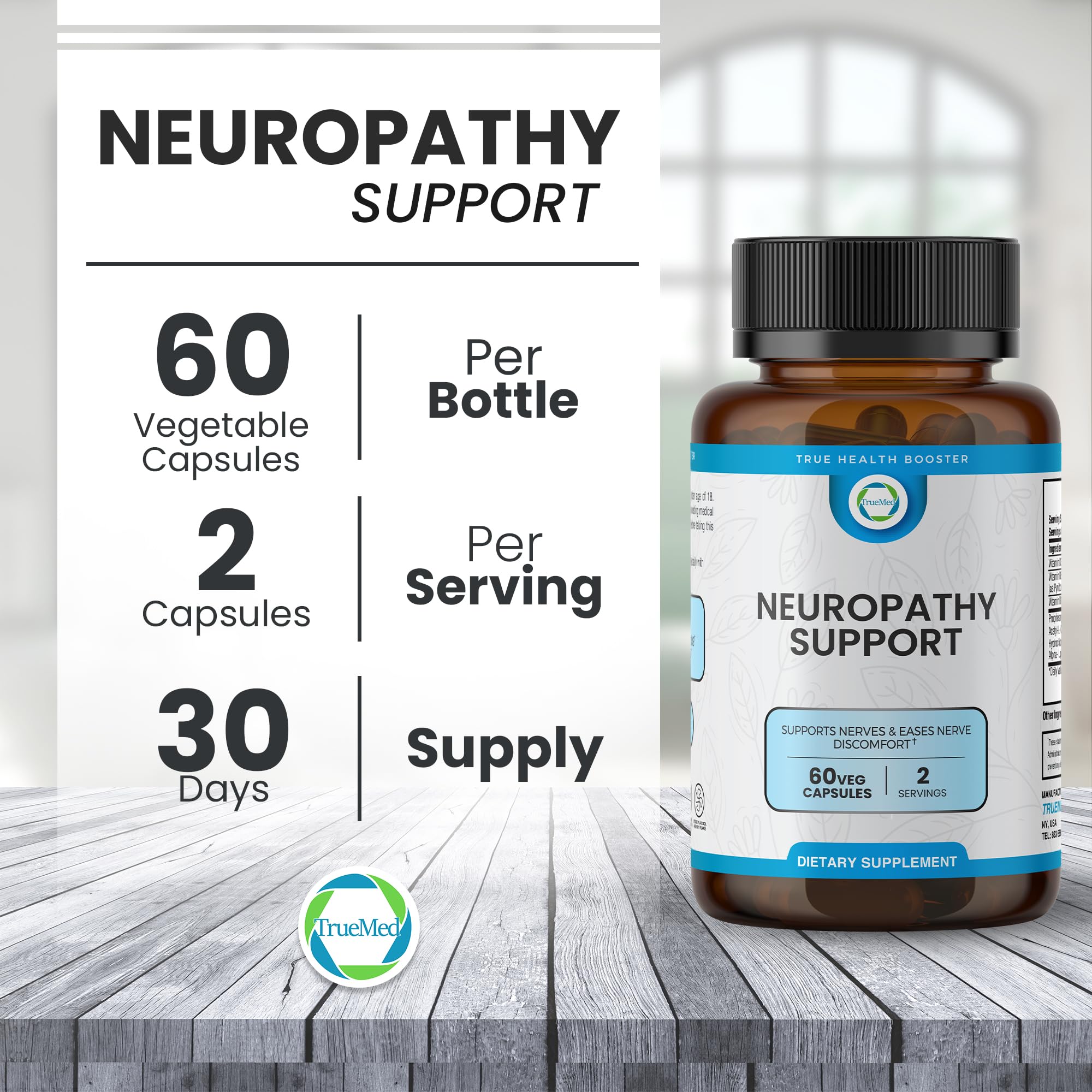 Front packaging of TRUEMED Neuropathy Support