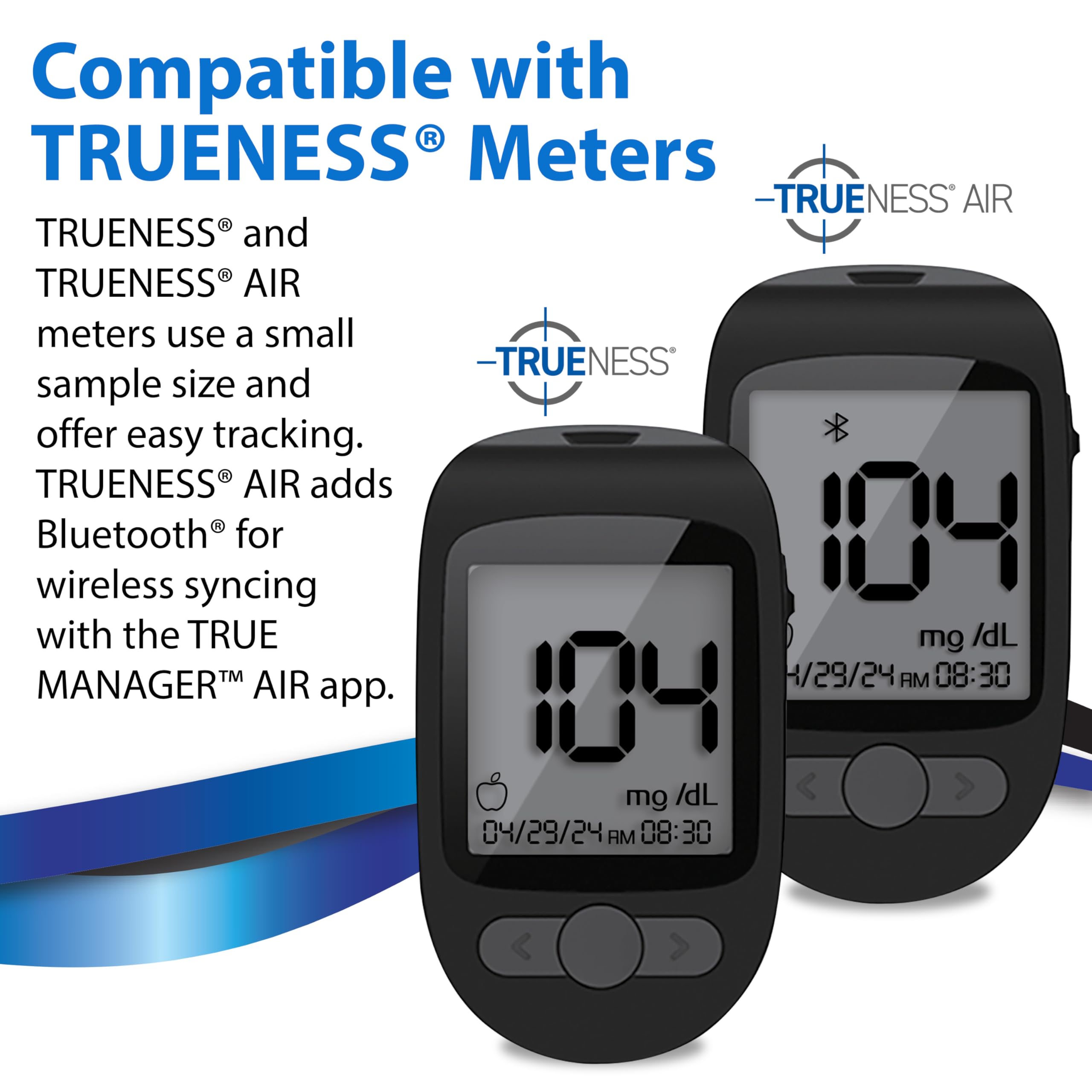 TRUENESS sealed vial and strips preserving strip quality for self-testing