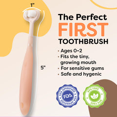 Easy-grip handle of Trueocity baby toothbrush