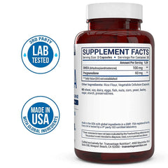 Veggie capsules of Truevantage DHEA and Pregnenolone supplement