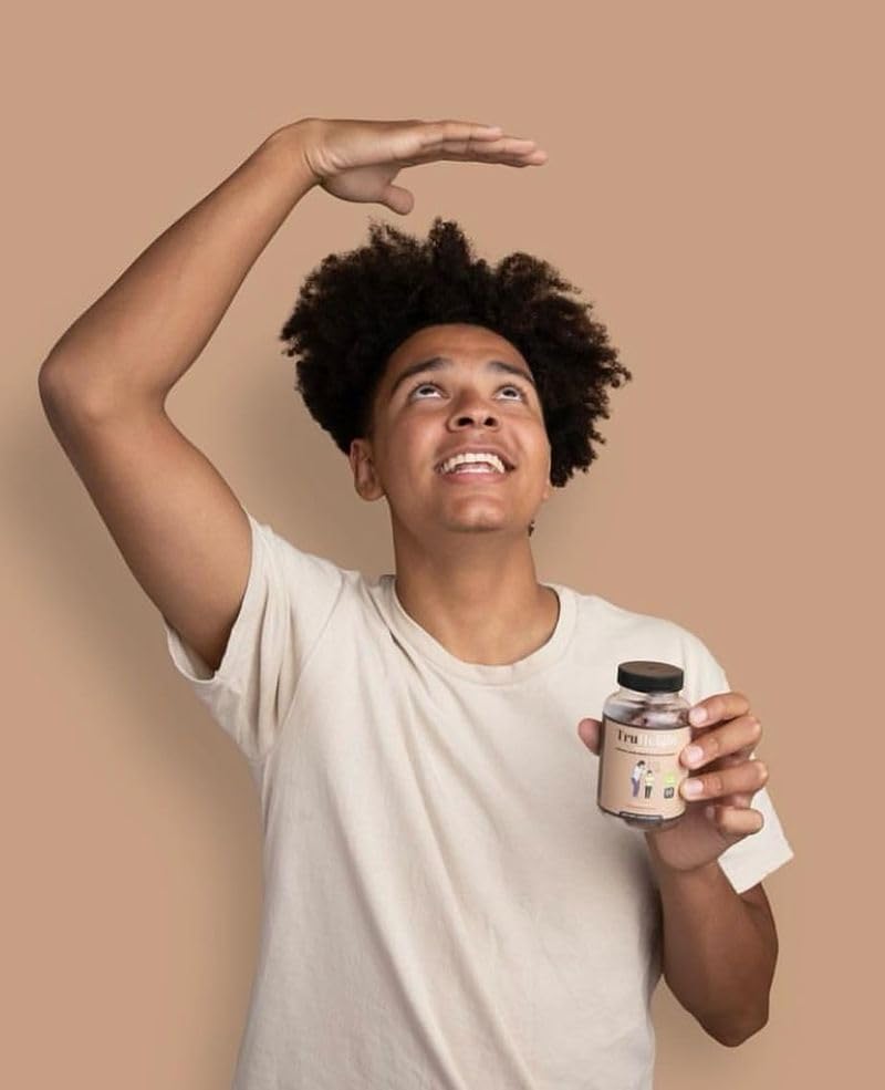 TruHeight Growth Capsules bottle on a white backdrop