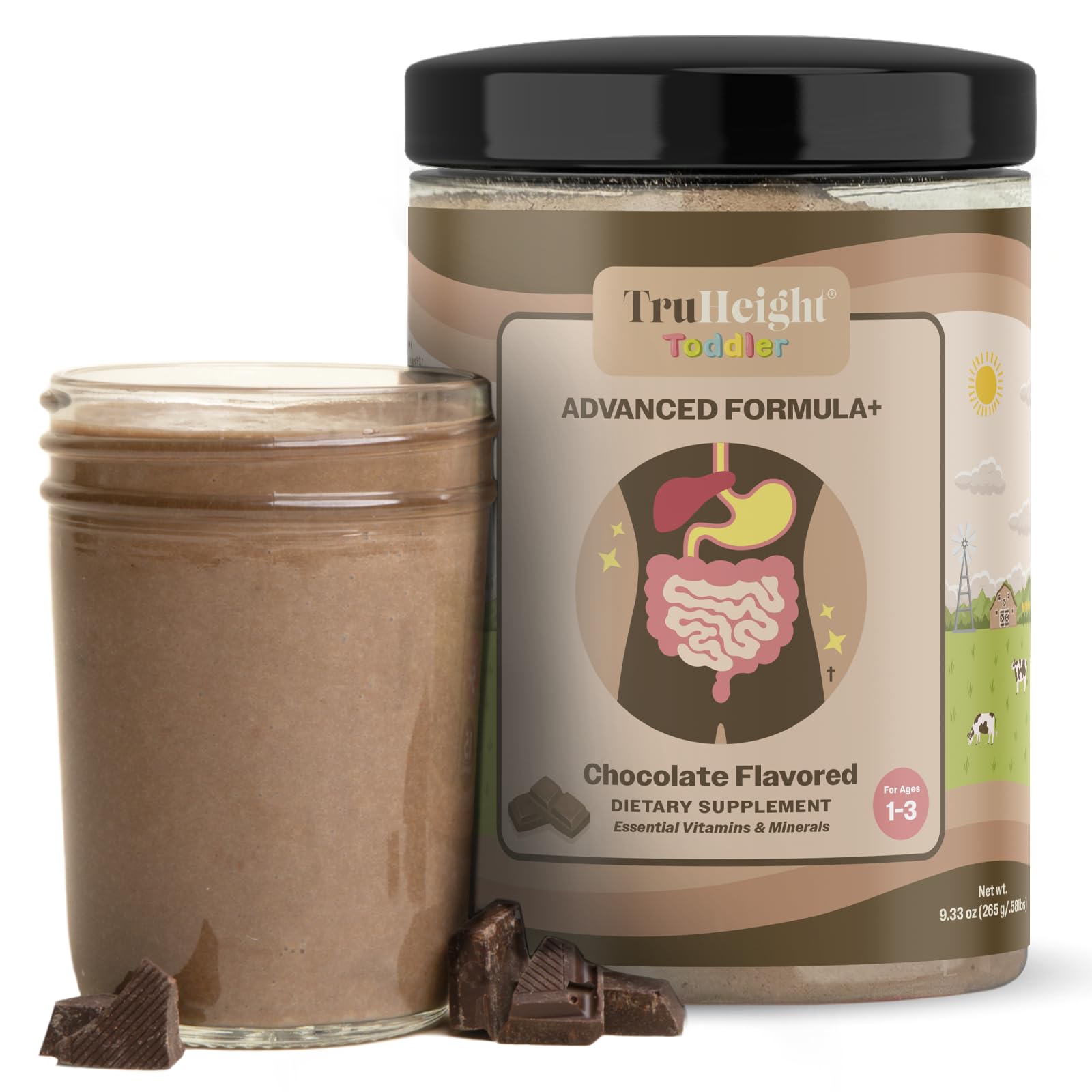 TruHeight Toddler Advanced Formula+ Chocolate packaging