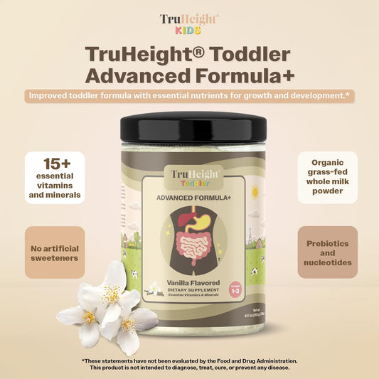 Pediatric-endorsed formula with 16 vitamins for toddlers
