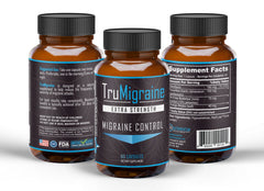 Diagram of natural migraine prevention benefits for brain health