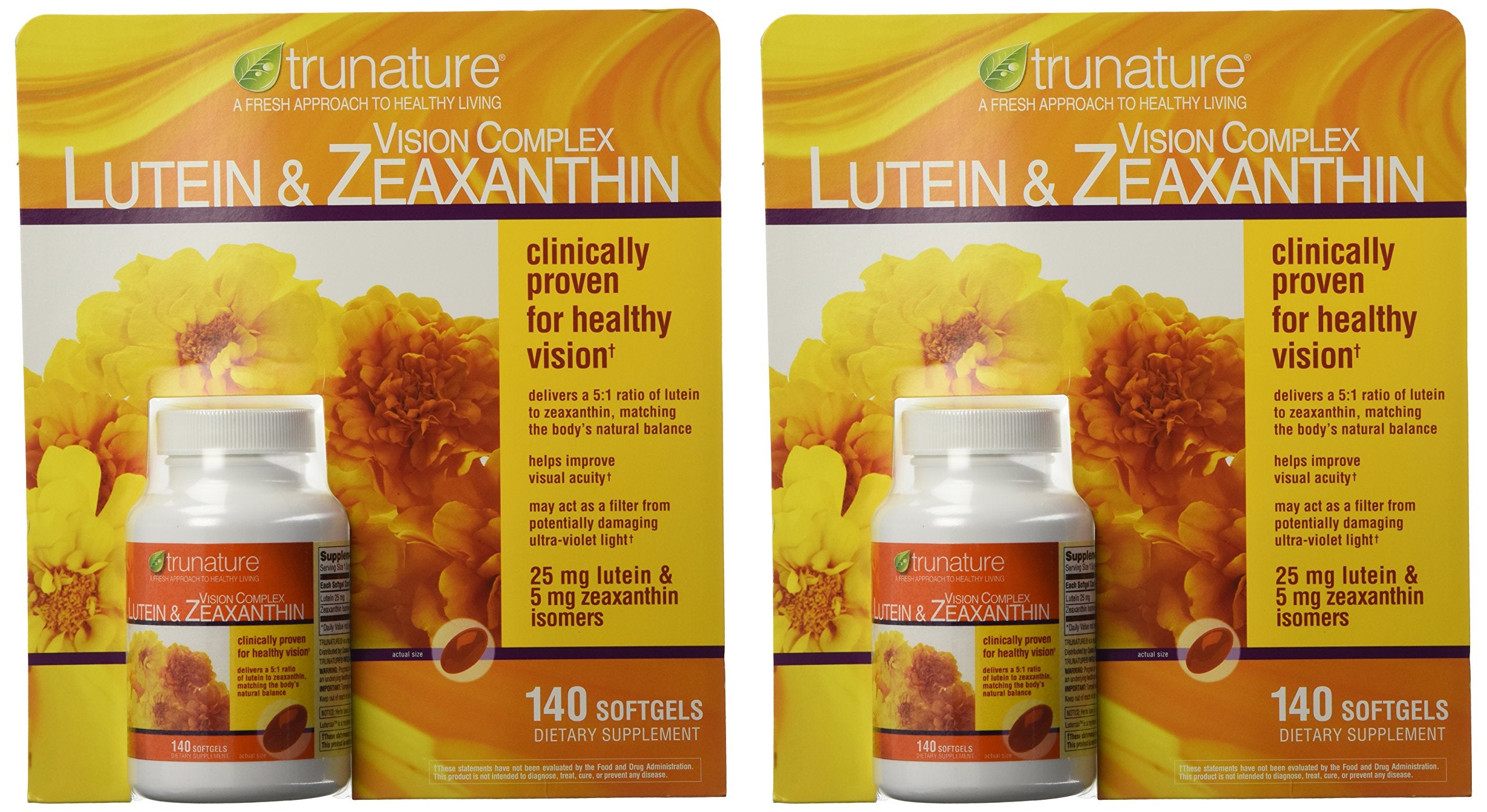 TruNature Vision Complex two-bottle 280-count value pack on display