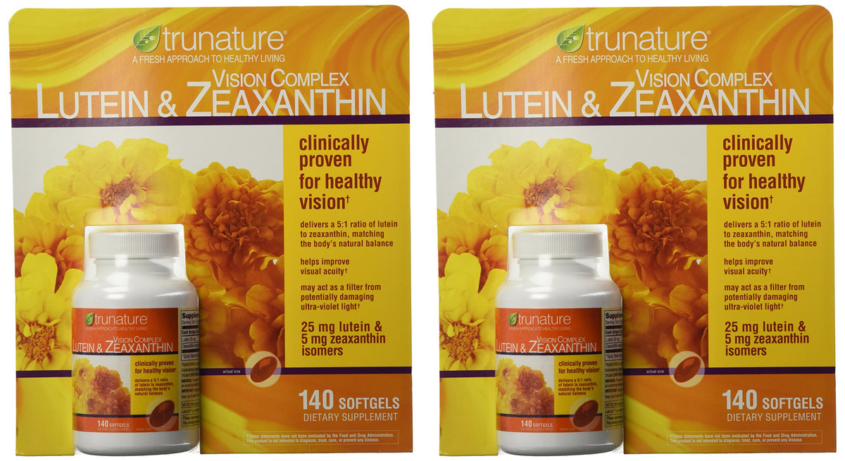 TruNature Vision Complex two-bottle 280-count value pack on display