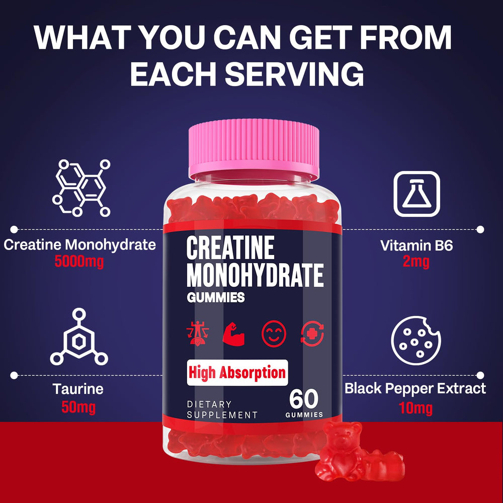 5000 mg Creatine Monohydrate per serving highlight on label