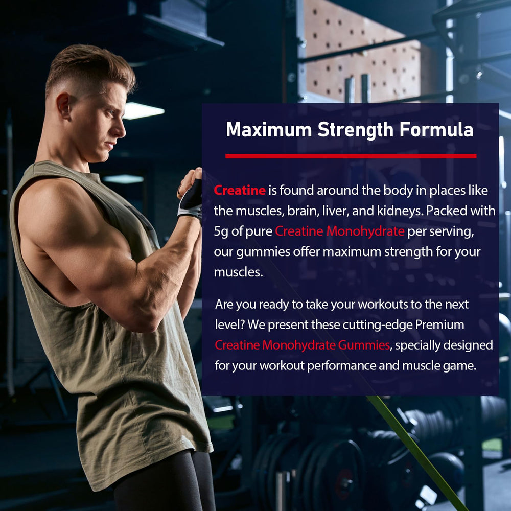 Gummies showing organic vegan ingredients and Taurine B6