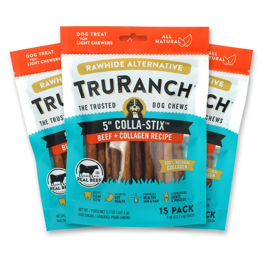 TRURANCH Collagen Sticks 5-Inch dog treat package front